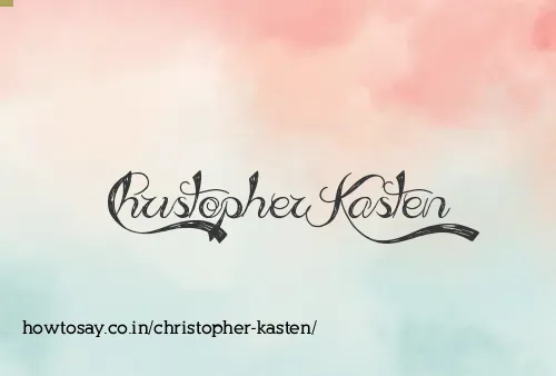 Christopher Kasten