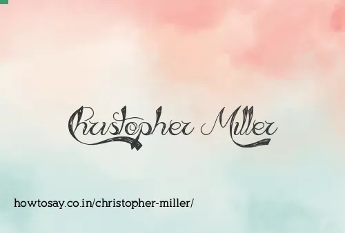 Christopher Miller