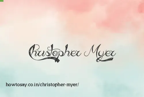 Christopher Myer