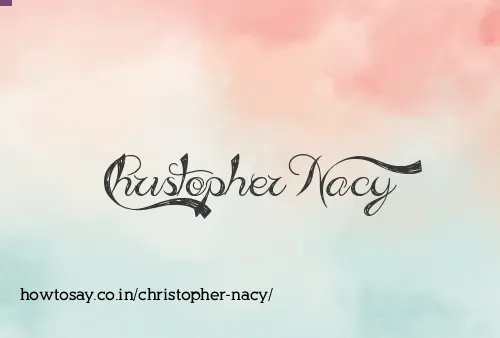 Christopher Nacy