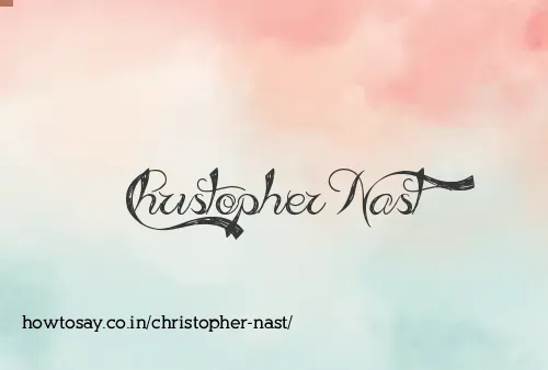 Christopher Nast
