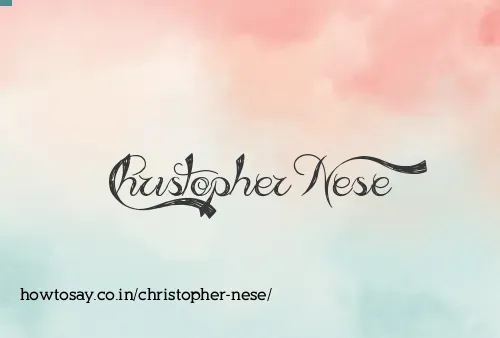 Christopher Nese