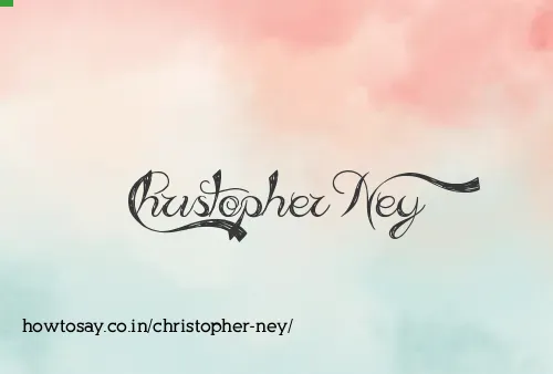 Christopher Ney