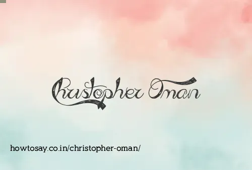 Christopher Oman