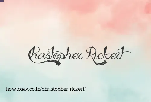 Christopher Rickert