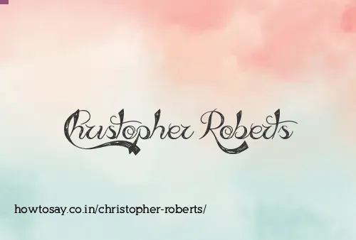 Christopher Roberts