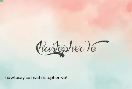 Christopher Vo