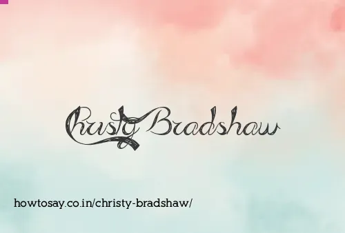 Christy Bradshaw