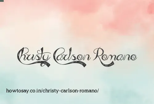 Christy Carlson Romano