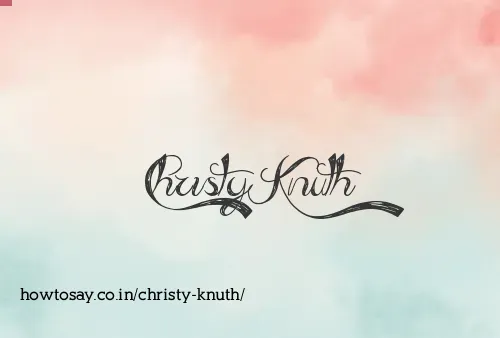 Christy Knuth