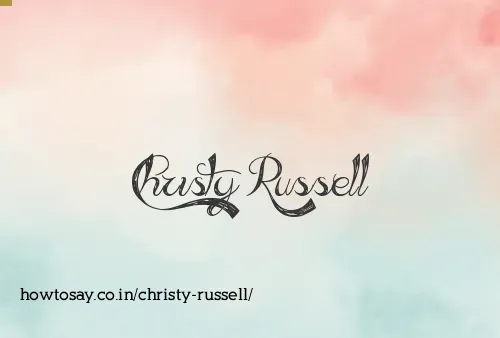 Christy Russell