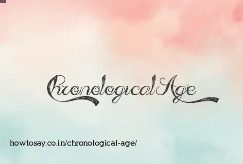 Chronological Age