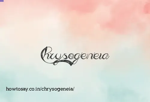 Chrysogeneia