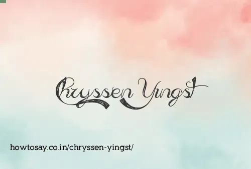Chryssen Yingst
