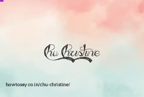 Chu Christine