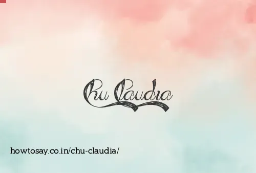 Chu Claudia