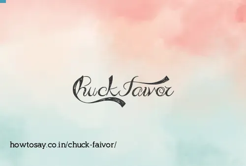 Chuck Faivor