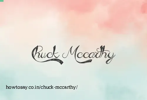 Chuck Mccarthy