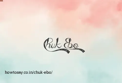Chuk Ebo