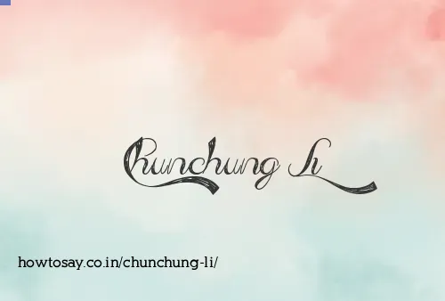 Chunchung Li