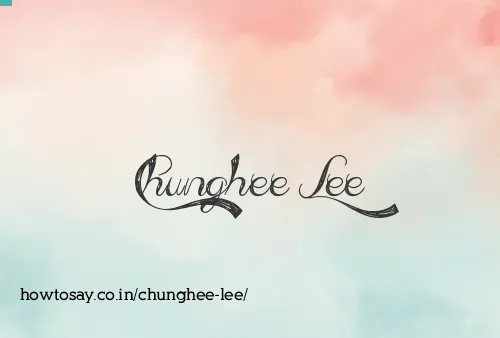 Chunghee Lee