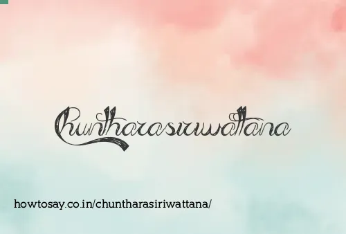 Chuntharasiriwattana