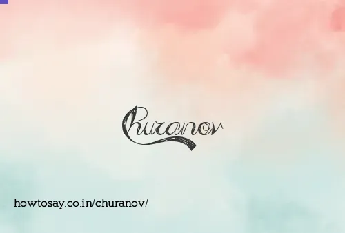Churanov