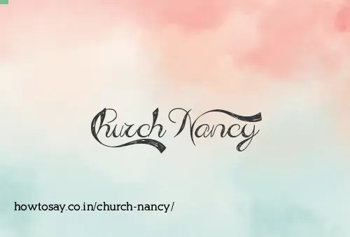 Church Nancy