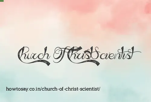 Church Of Christ Scientist