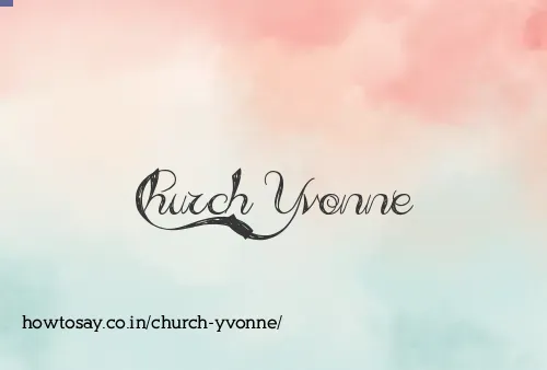 Church Yvonne