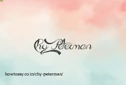Chy Peterman