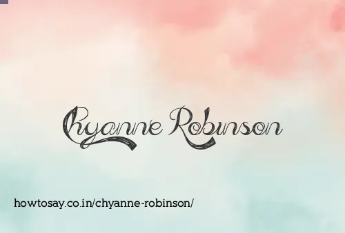Chyanne Robinson
