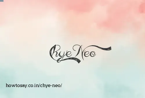 Chye Neo