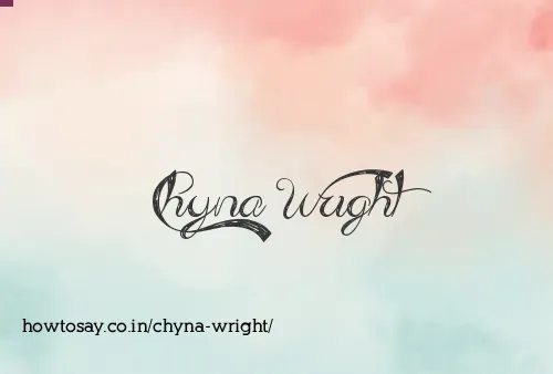 Chyna Wright