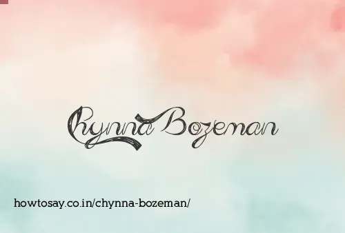 Chynna Bozeman