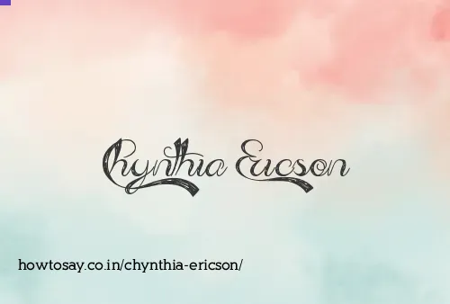 Chynthia Ericson