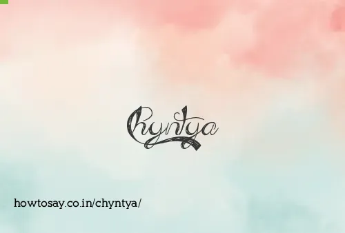 Chyntya
