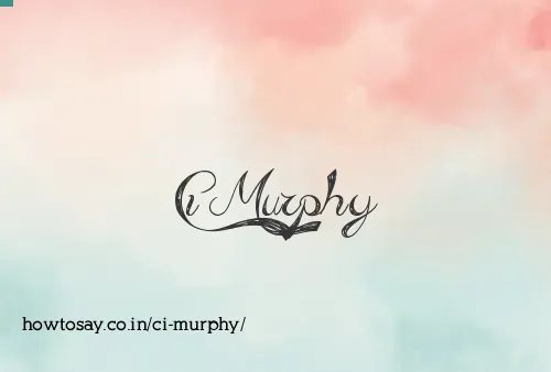 Ci Murphy