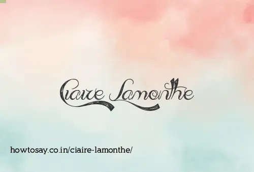 Ciaire Lamonthe