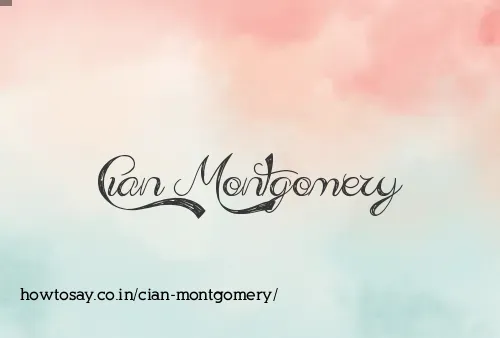 Cian Montgomery