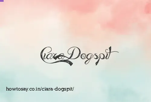 Ciara Dogspit