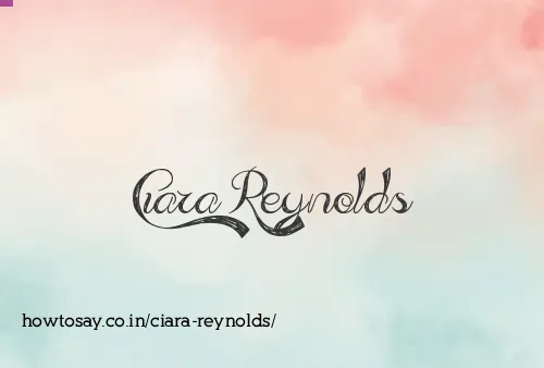 Ciara Reynolds