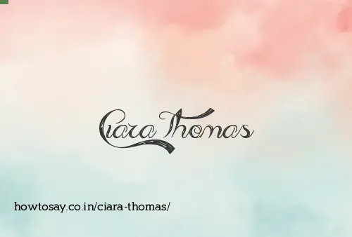 Ciara Thomas