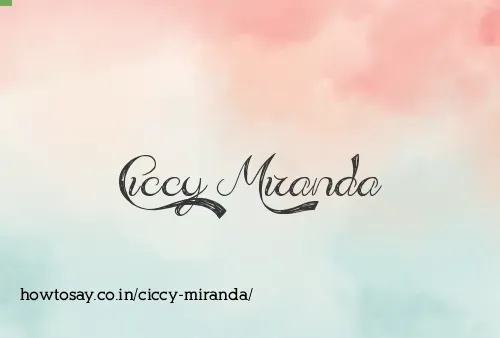 Ciccy Miranda