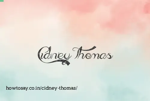 Cidney Thomas