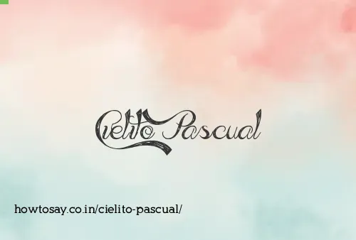 Cielito Pascual