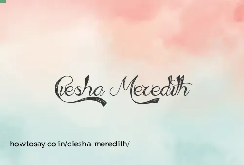 Ciesha Meredith