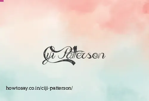 Ciji Patterson
