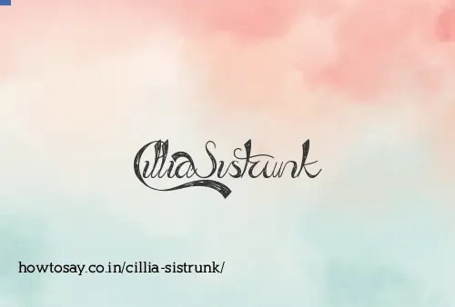 Cillia Sistrunk