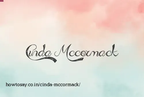 Cinda Mccormack